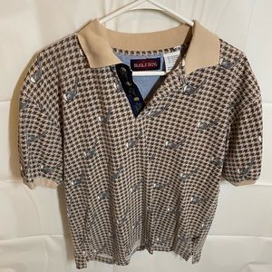 VINTAGE BUGLE BOY GOLF POLO!